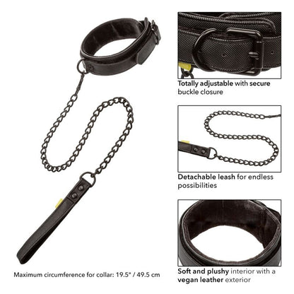 Calexotics - Halsband mit abnehmbarer Leine