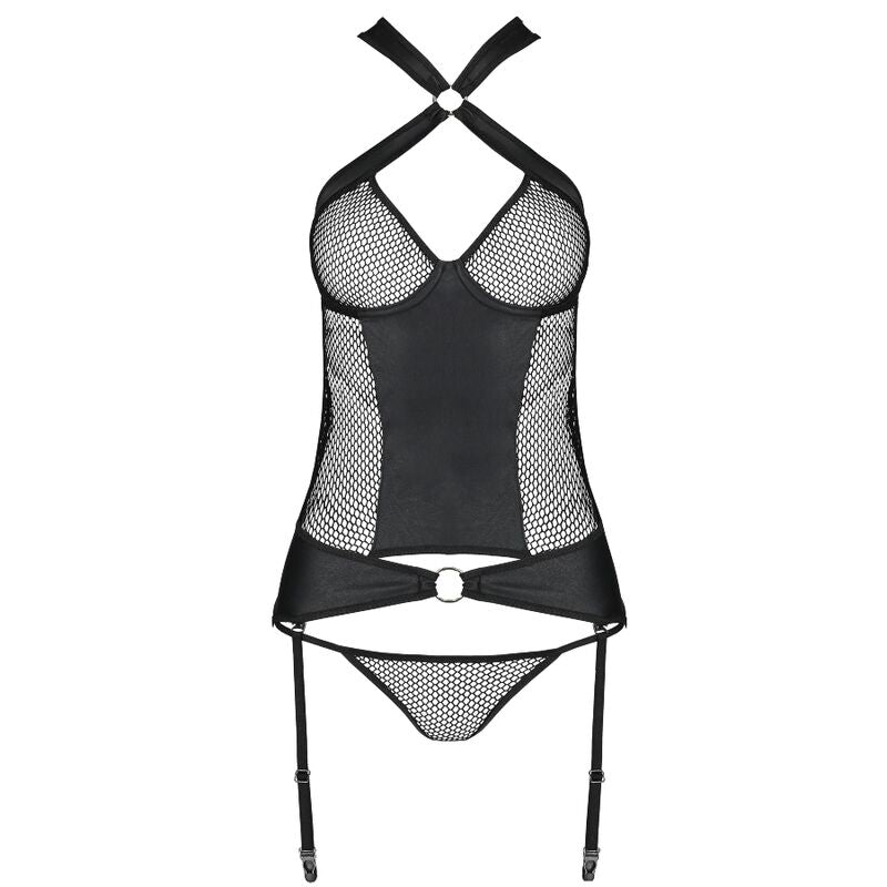 Passion - Amanda - Dessous-Korsett mit Netz