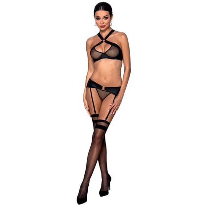 Passion - Amanda - Leder-Dessous-Set