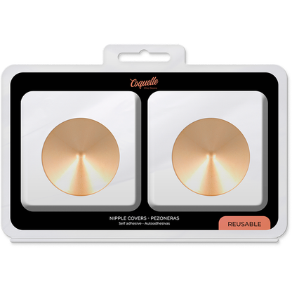 Coquette - Nippelabdeckungen goldene Kreise