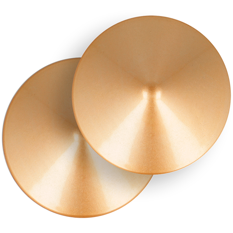 Coquette - Nippelabdeckungen goldene Kreise