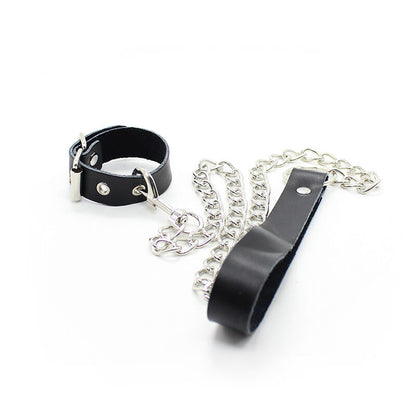 Ohmama - Fetish-Penis-Halskette und Lederarmband