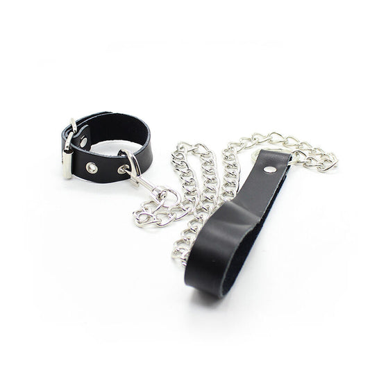 Ohmama - Fetish-Penis-Halskette und Lederarmband