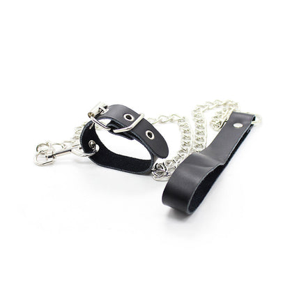 Ohmama - Fetish-Penis-Halskette und Lederarmband
