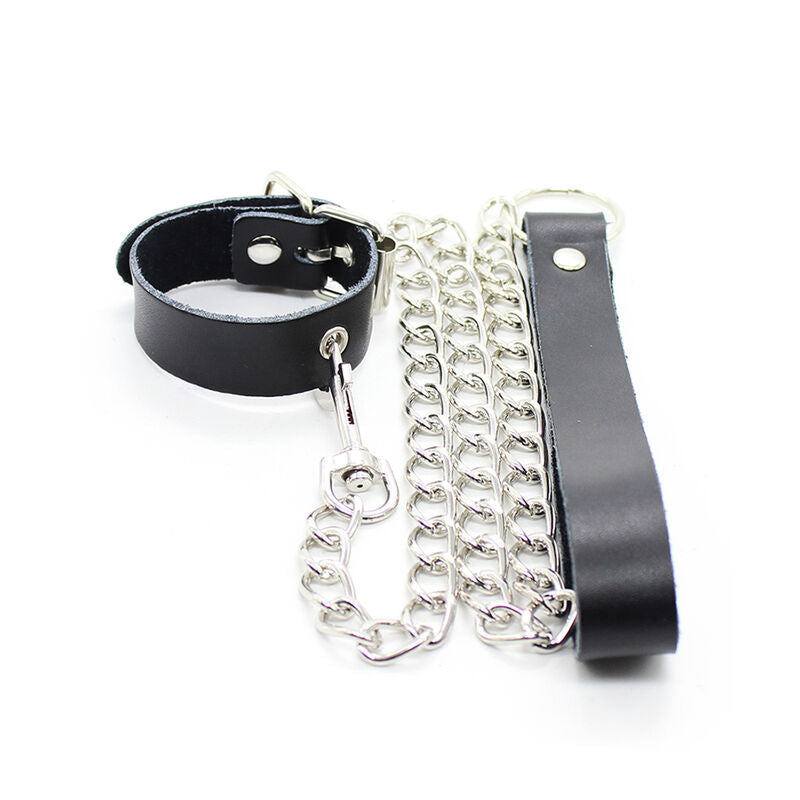 Ohmama - Fetish-Penis-Halskette und Lederarmband