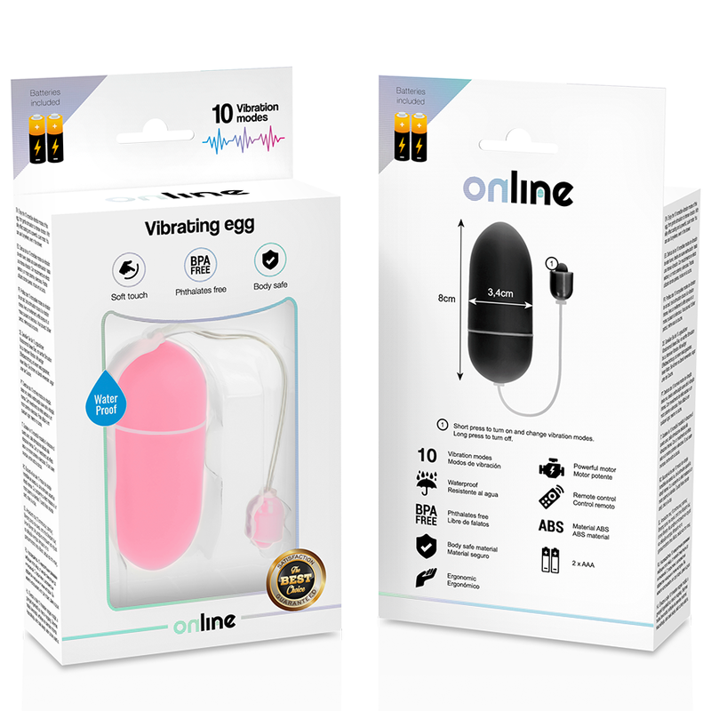Online - Wasserdichtes Vibrationsei