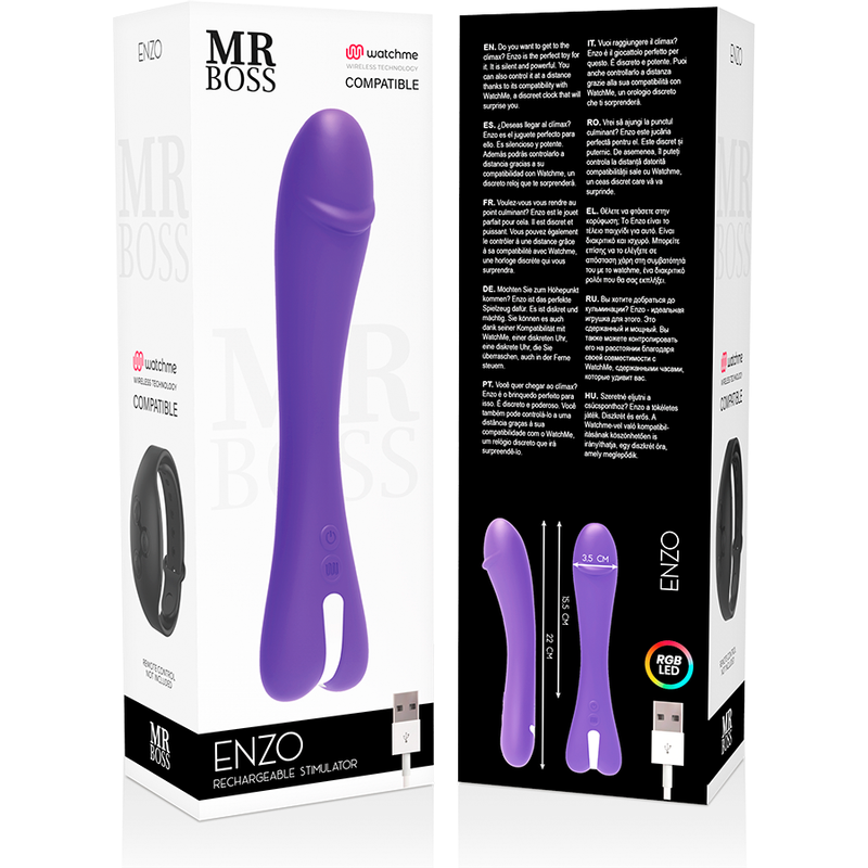 Mr. Boss - Enzo - Vibrator - Watchme-kompatibel