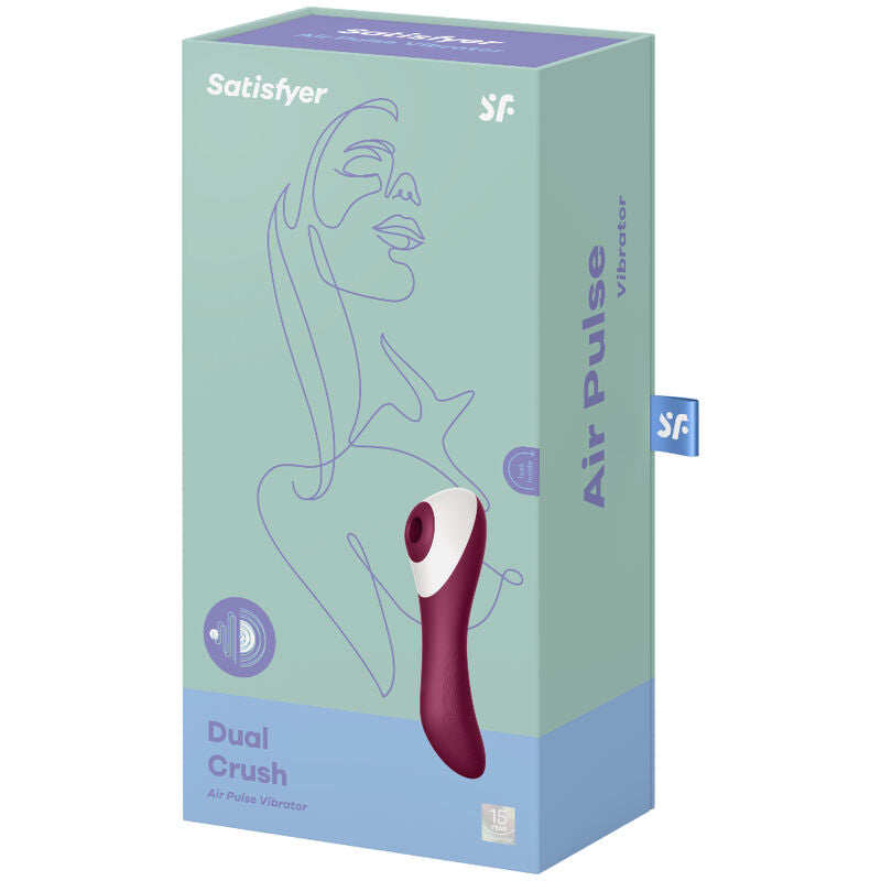 Satisfyer - Dual Crush Air Pulse - Vibrator