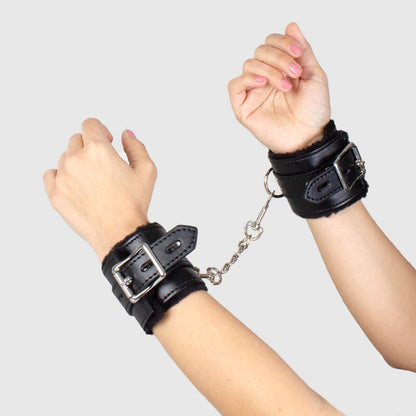 Secretplay - Schwarze Bondage-Handschellen BDSM-Kollektion