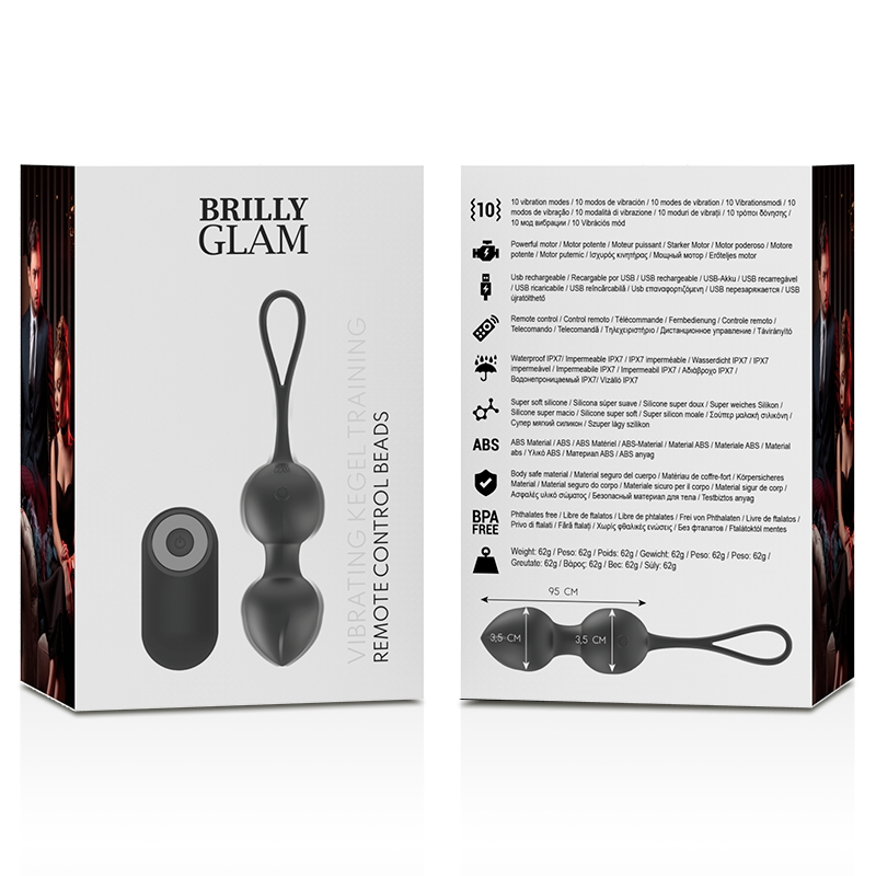 Brilly Glam - Vibrierende Vaginalkugeln - Beckenbodentraining