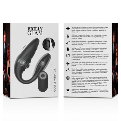 Brilly Glam - Paarvibrator - Pulsierende G-Punkt- und Klitorislust