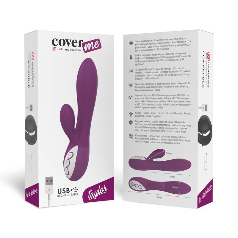 Coverme - Dual Flex - Klitoris- & G-Punkt-Vibrator