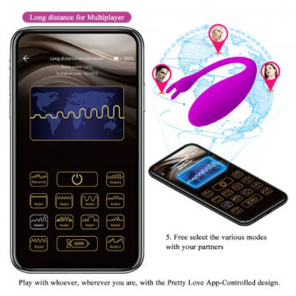 Pretty Love - Catalina - App-Vibrator Silikonvibrator