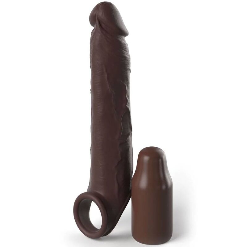 Fantasy X-Tensions - Elastische Penissleeve mit Hodenring
