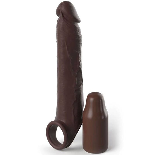 Fantasy X-Tensions - Elastische Penissleeve mit Hodenring