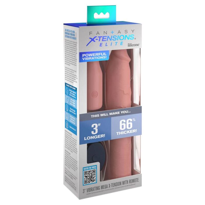 Fantasy X-Tensions - Elastische Vibro-Penissleeve
