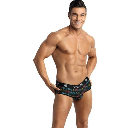 Anais Men - Benito - Herren-Jock Brief mit Fahrradmotiven