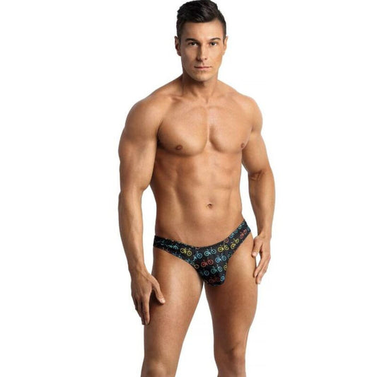 Anais Men - Benito - Herren-String mit Fahrradmotiven