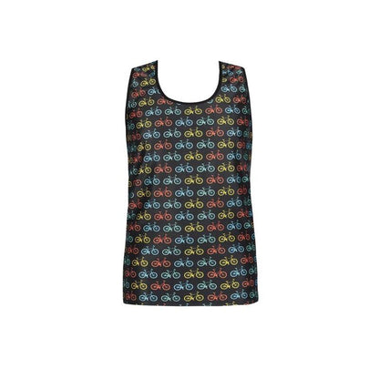 Anais Men - Benito -  Herren-Tanktop  mit  Fahrradprints