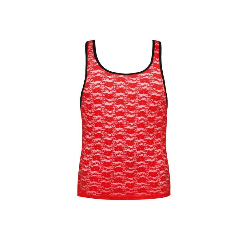 Anais Men - Brave - Herren-Tanktop  mit floraler Spitze