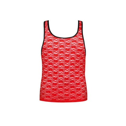 Anais Men - Brave - Herren-Tanktop  mit floraler Spitze