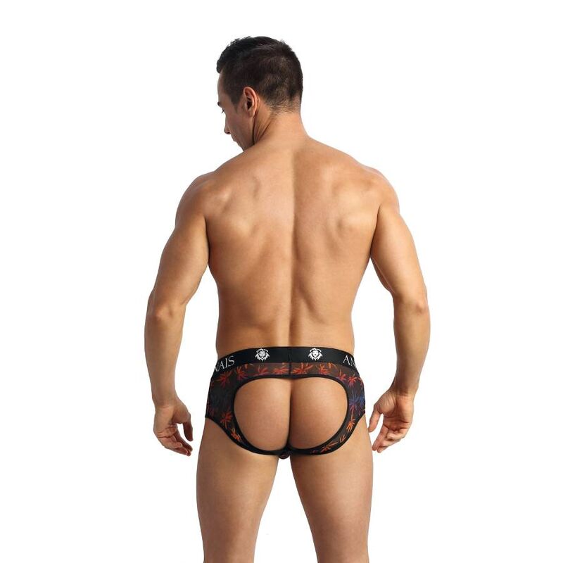 Anais Men - Chill - Herren-Jock Brief mit Blattmuster