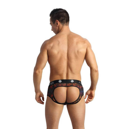 Anais Men - Chill - Herren-Jock Brief mit Blattmuster