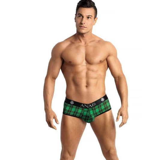 Anais Men - Magic - Herren-Jock Brief mit Karomuster