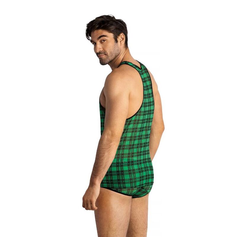 Anais Men - Magic - Herren-Tanktop mit Karomuster