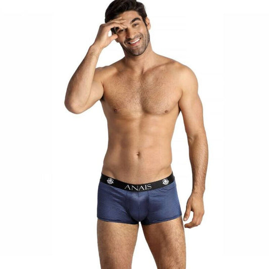 Anais Men - Naval - Herren-Boxer Brief mit Streifen