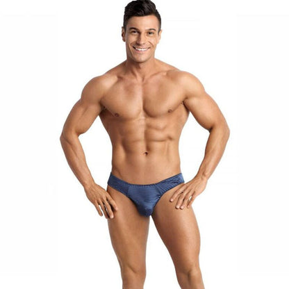Anais Men - Naval - Herren-String mit Streifen