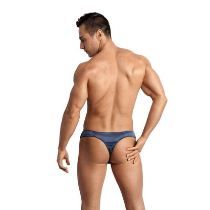 Anais Men - Naval - Herren-String mit Streifen