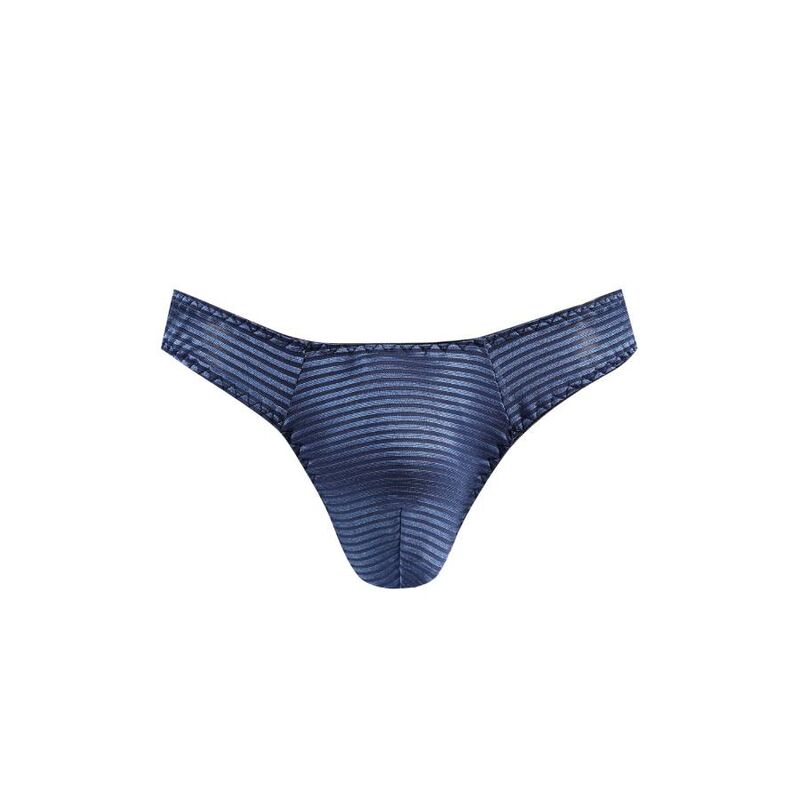 Anais Men - Naval - Herren-String mit Streifen
