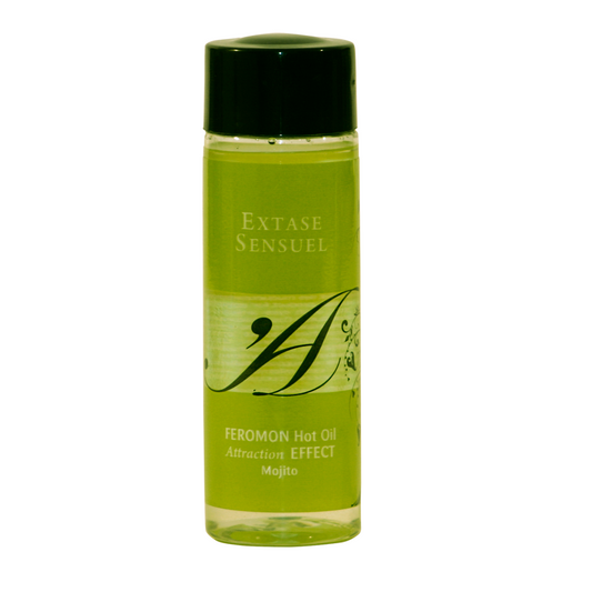 Extase Sensual - Massageöl mit Wärmeeffekt und Mojito Pheromonen