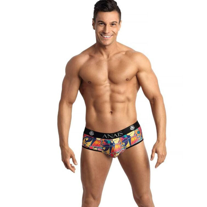 Anais Men - Comics - Herren-Jock Brief in Graphic-Style