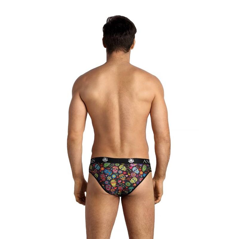 Anais Men - Mexico - Herren-Slip mit Totenkopf-Print