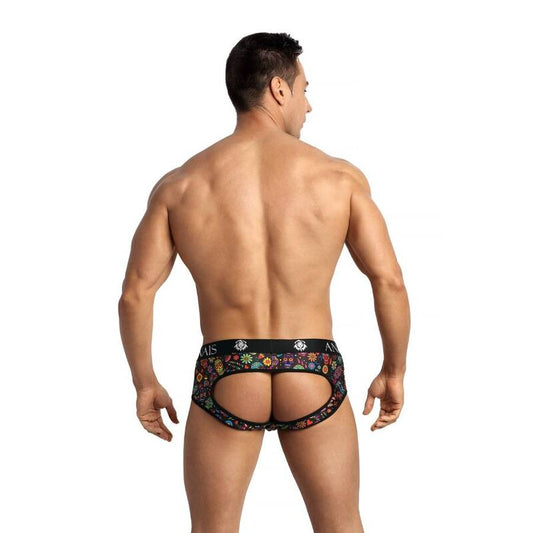 Anais Men - Mexico - Herren-Jock Brief mit Totenkopf-Print