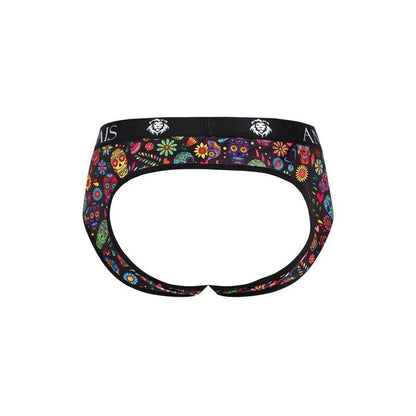 Anais Men - Mexico - Herren-Jock Brief mit Totenkopf-Print