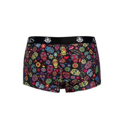 Anais Men - Mexico - Herren-Boxer Brief mit Totenkopf-Print