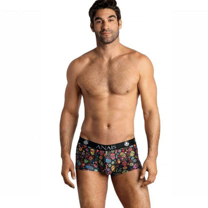 Anais Men - Mexico - Herren-Boxer Brief mit Totenkopf-Print