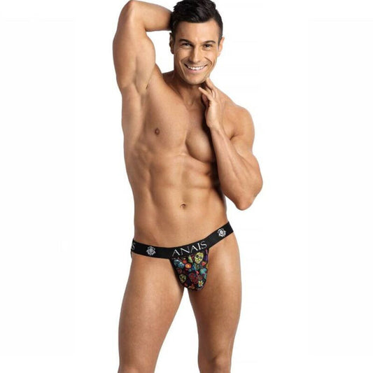 Anais Men - Mexico - Herren-Jockstrap mit  Totenkopf-Print