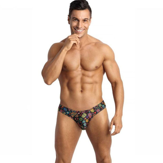Anais Men - Mexico - Herren-String mit Totenkopf-Print