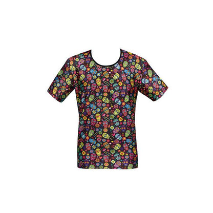 Anais Men - Mexico - Herren-Shirt mit Totenkopf-Print