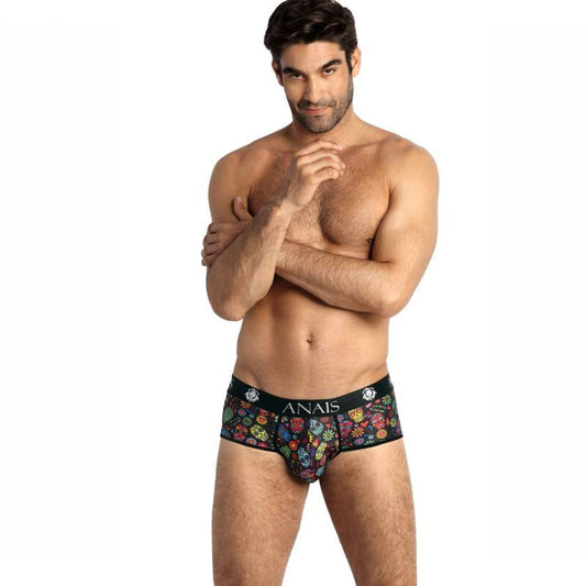 Anais Men - Mexico - Herren-Shorty Brief mit Totenkopf-Print