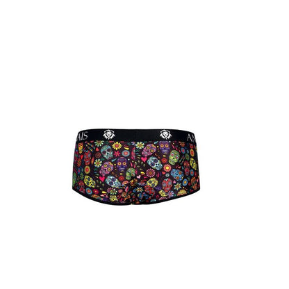 Anais Men - Mexico - Herren-Shorty Brief mit Totenkopf-Print