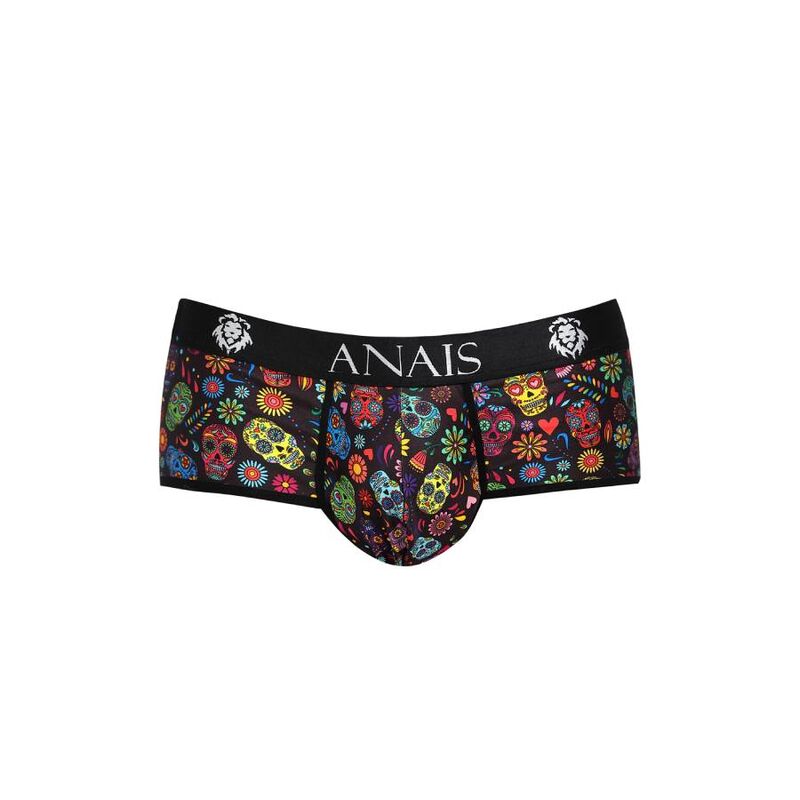 Anais Men - Mexico - Herren-Shorty Brief mit Totenkopf-Print