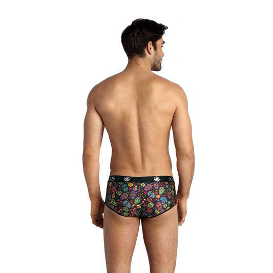 Anais Men - Mexico - Herren-Shorty Brief mit Totenkopf-Print