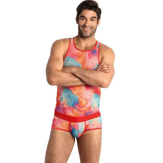 Anais Men - Falcon - Herren-Tanktop mit Batikmuster