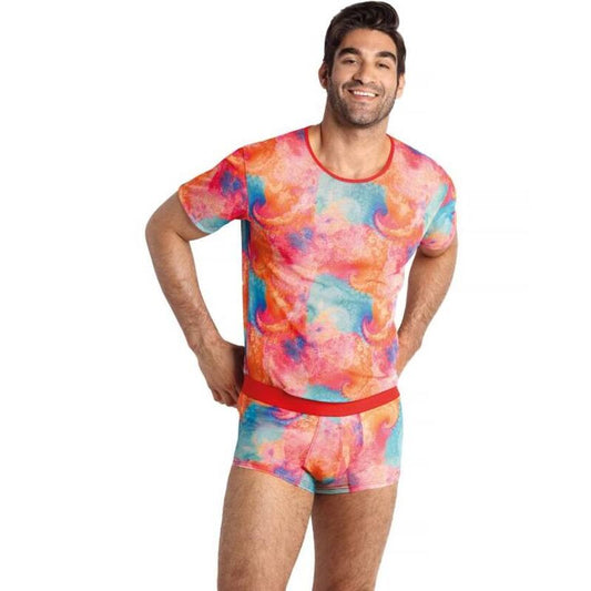 Anais Men - Falcon - Herren-Shirt mit Batikmuster