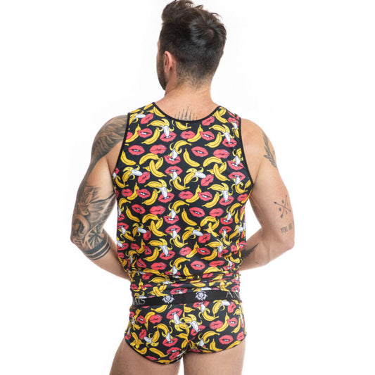 Anais Men - Banana -  Herren-Tanktop  mit Print
